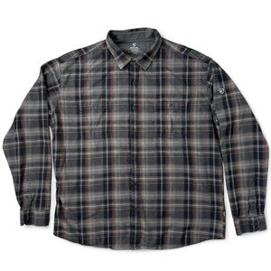 KÜHL Fugitive Flannel Shirt Long Sleeve Plaid Shirt Style 7202 Mens Size XXL 2XL